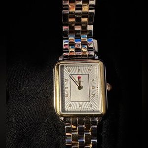 Two tone Michele watch with Diamonds